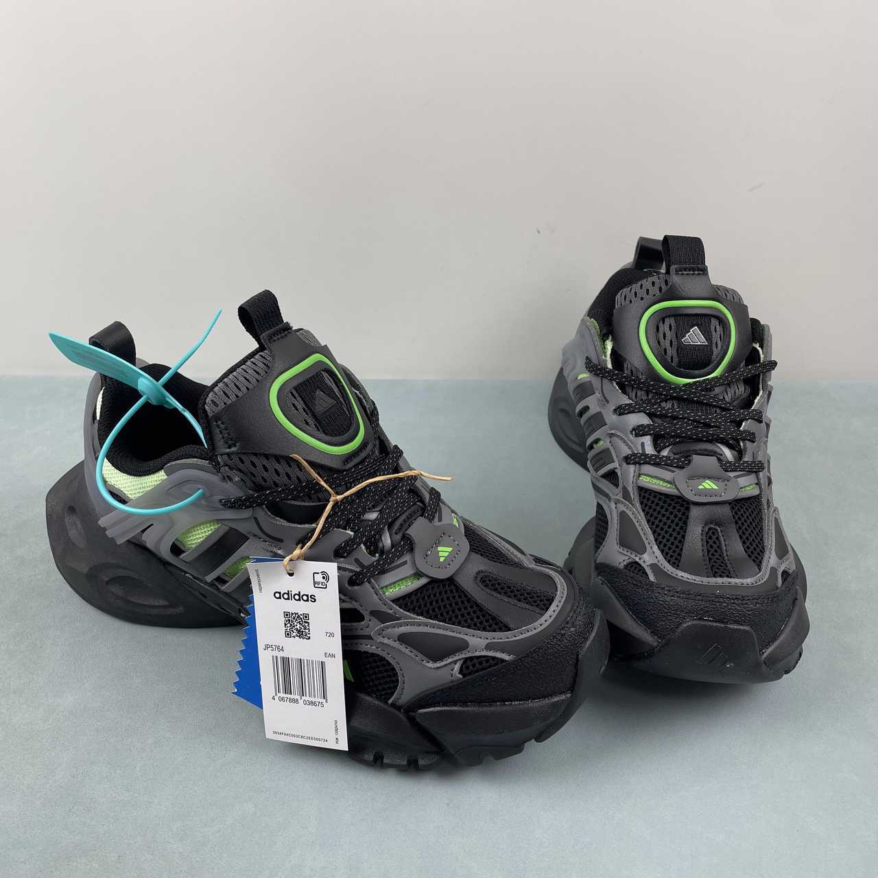 adidas XLG Runner Deluxe “Black Grey” - Image 2