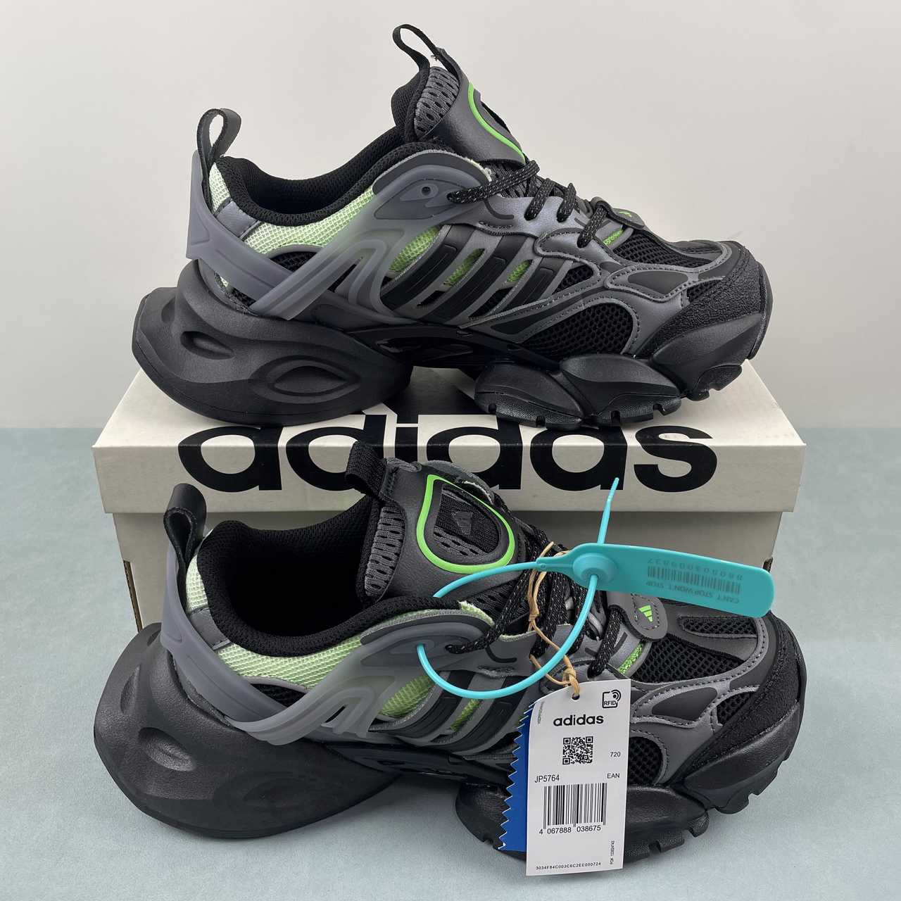 adidas XLG Runner Deluxe “Black Grey” - Image 7