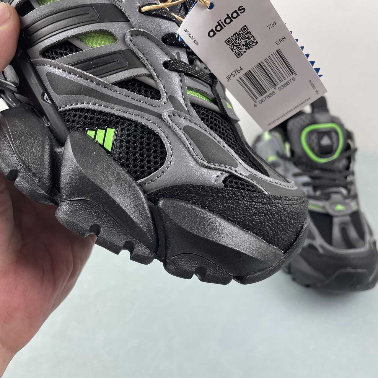 adidas XLG Runner Deluxe “Black Grey” - Image 3