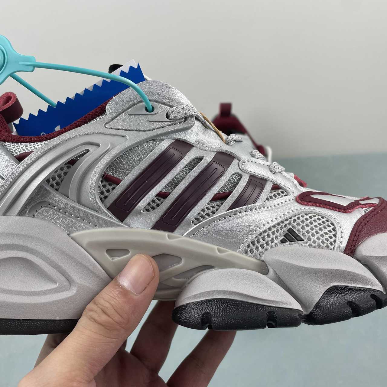 adidas XLG Runner Deluxe “Silver Red” - Image 4