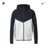 Nike Tech Fleece Windrunner Set (Hoodie + Joggers) – Black & Grey