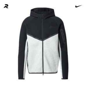 Nike Tech Fleece Windrunner Set (Hoodie + Joggers) – Black & Grey