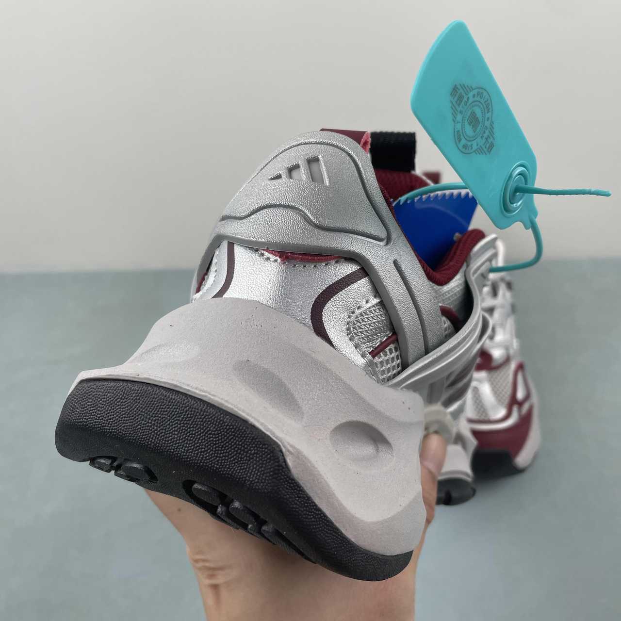 adidas XLG Runner Deluxe “Silver Red” - Image 5