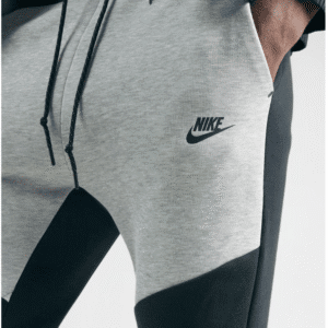 Alternative view of Nike Tech Fleece Windrunner Set (Hoodie + Joggers) – Black & Grey