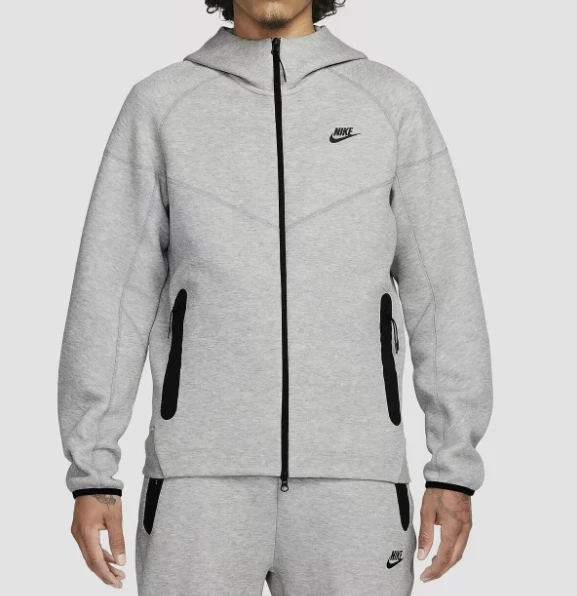 Nike Tech Fleece Windrunner Set (Hoodie + Joggers) β Grey - Image 3