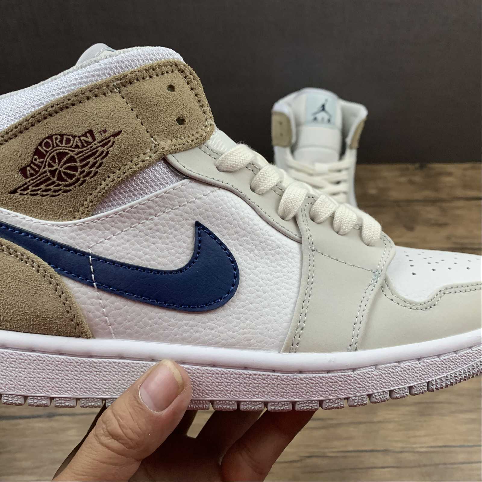 Nike Air Jordan 1 Mid “Tan Suede” - Image 4