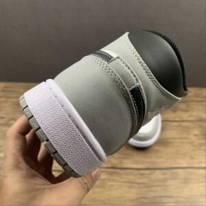 Alternative view of Nike Air Jordan 1 Mid “Light Smoke Grey / White / Anthracite”