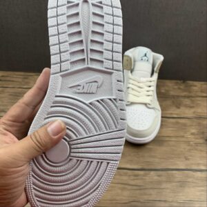 Alternative view of Nike Air Jordan 1 Mid “Tan Suede”